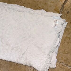 Pottery Barn Kids Soft White Muslin Bottoms